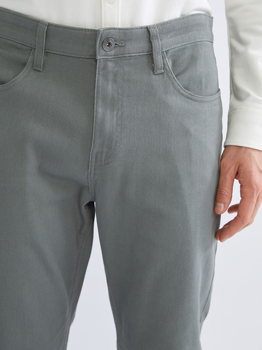 Slim Fit мъжки чино панталони-2