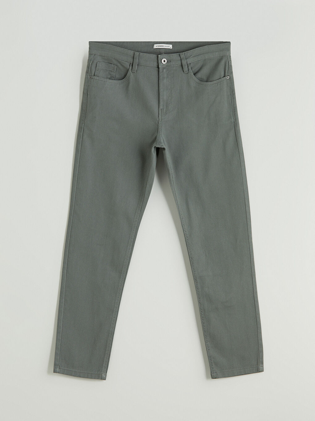 LCWAIKIKI Classic Slim Fit Twill Men's Trousers -W51789Z8-H3N