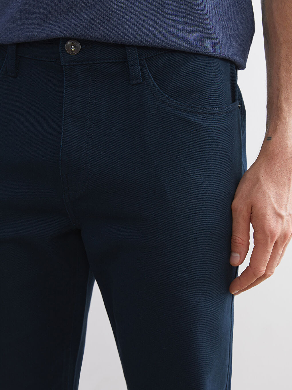 Slim Fit Men's Chino Trousers-2