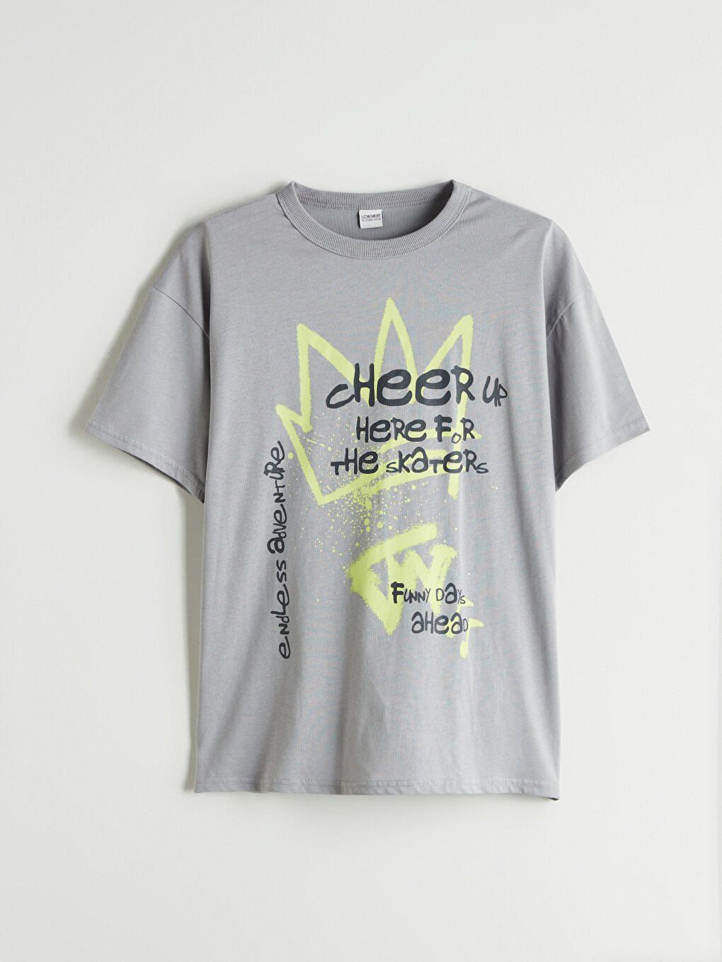 LCW Kids Crew Neck Boys' T-Shirt -W51798Z4-JNC