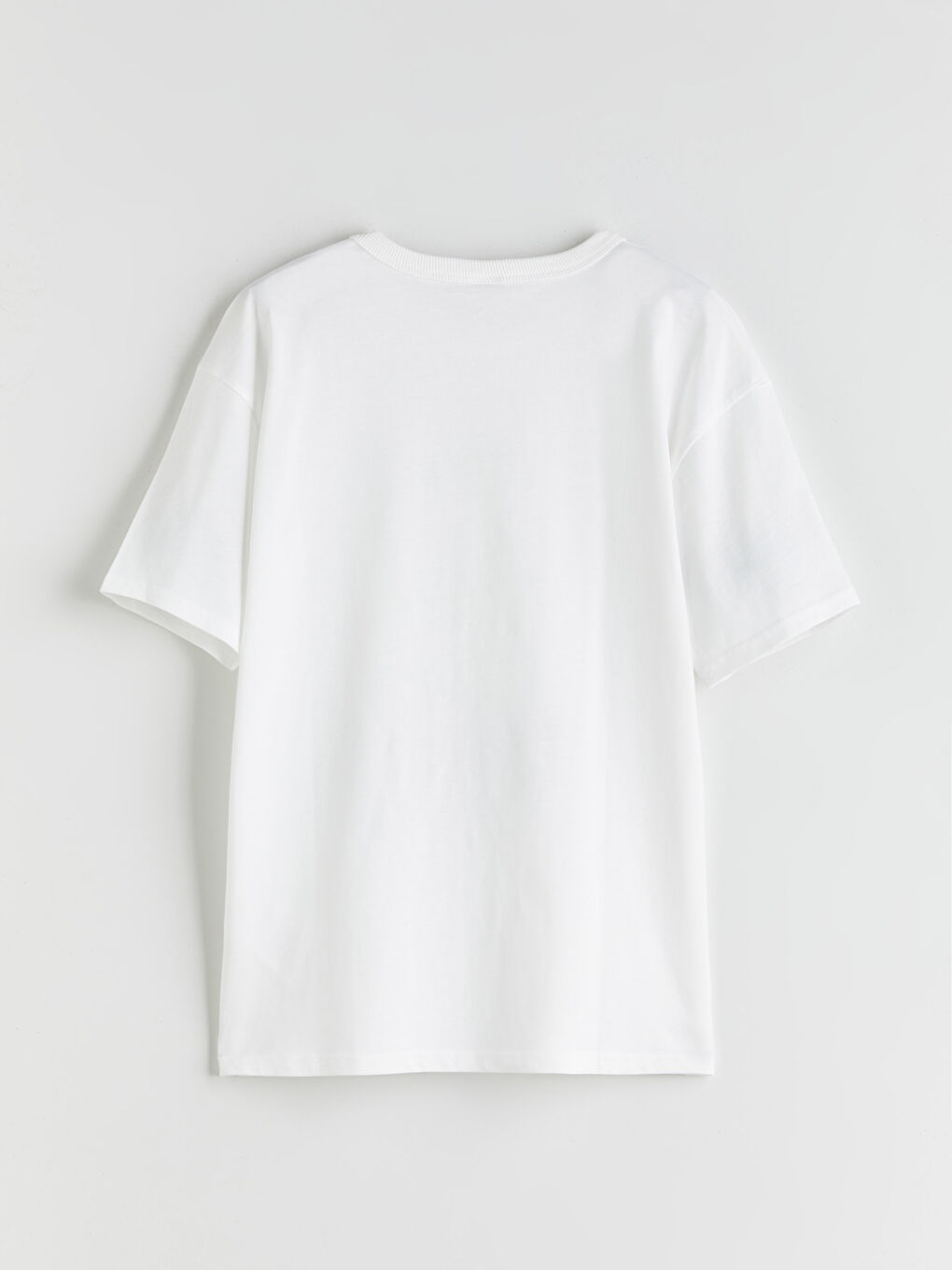 Ekru Bisiklet Yaka Baskılı Erkek Çocuk Tişört-1