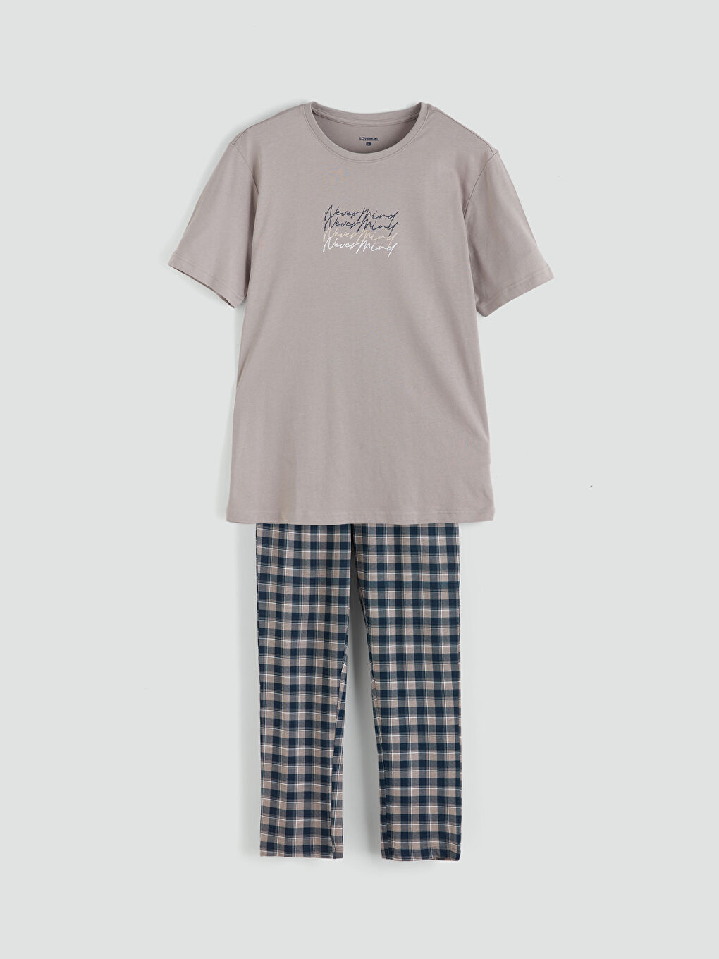 LC Waikiki Regular Fit Plaid Men's Pyjama Set -W51821Z8-GK0