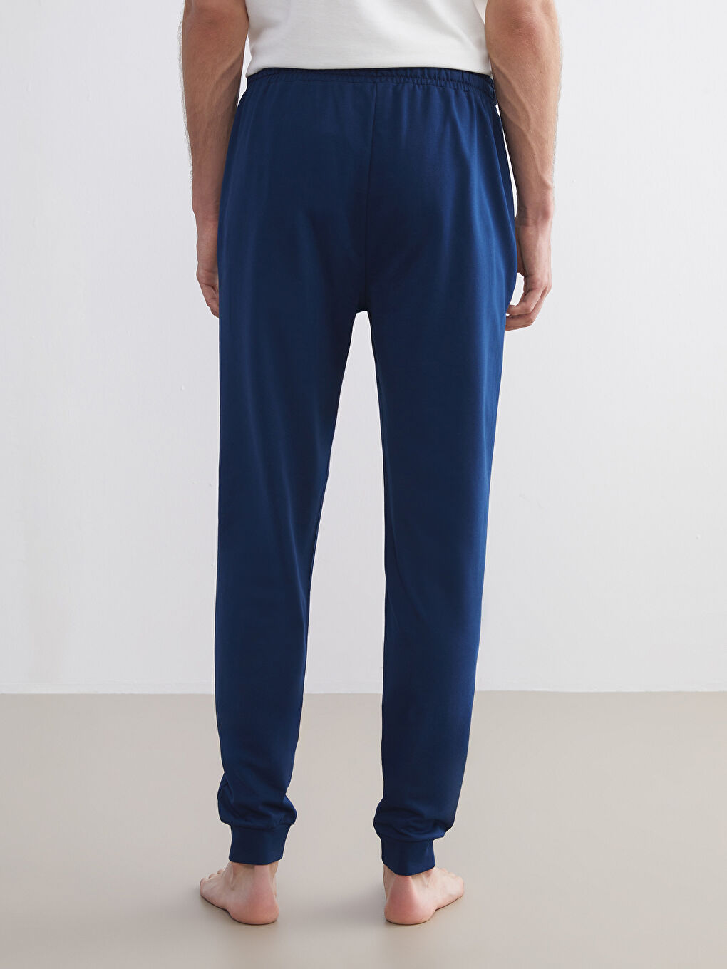 Lacivert Standart Kalıp Erkek Jogger Pijama Alt-4