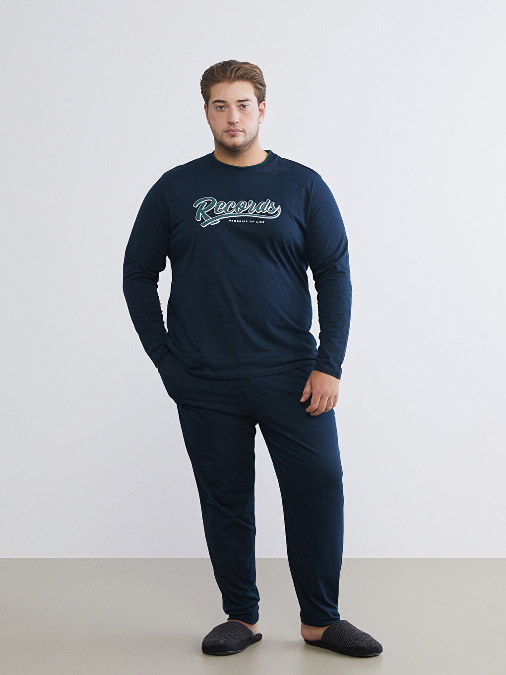 Regular Fit Men's Pyjama Set-1