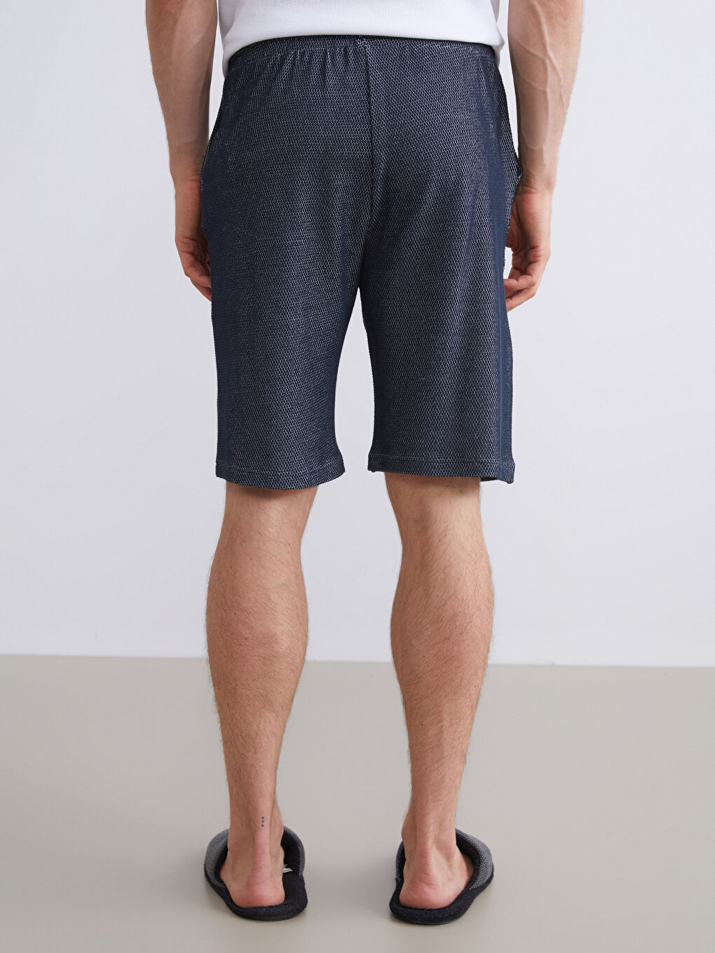 Standard Fit Men's Pyjama Bottom Shorts-3