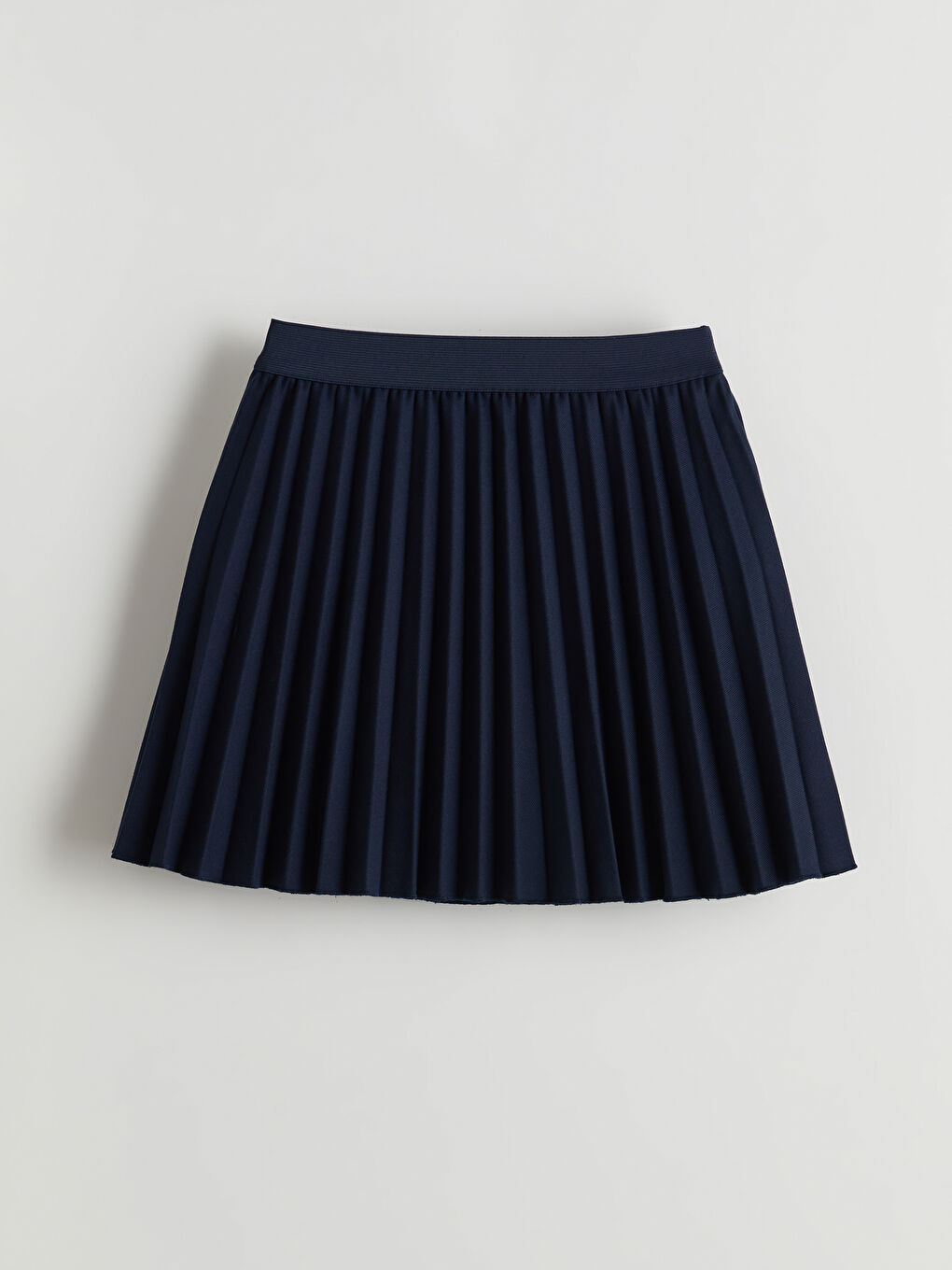 LCW Kids Elastic Waist Pleated Girl Skirt -W51857Z4-HRC