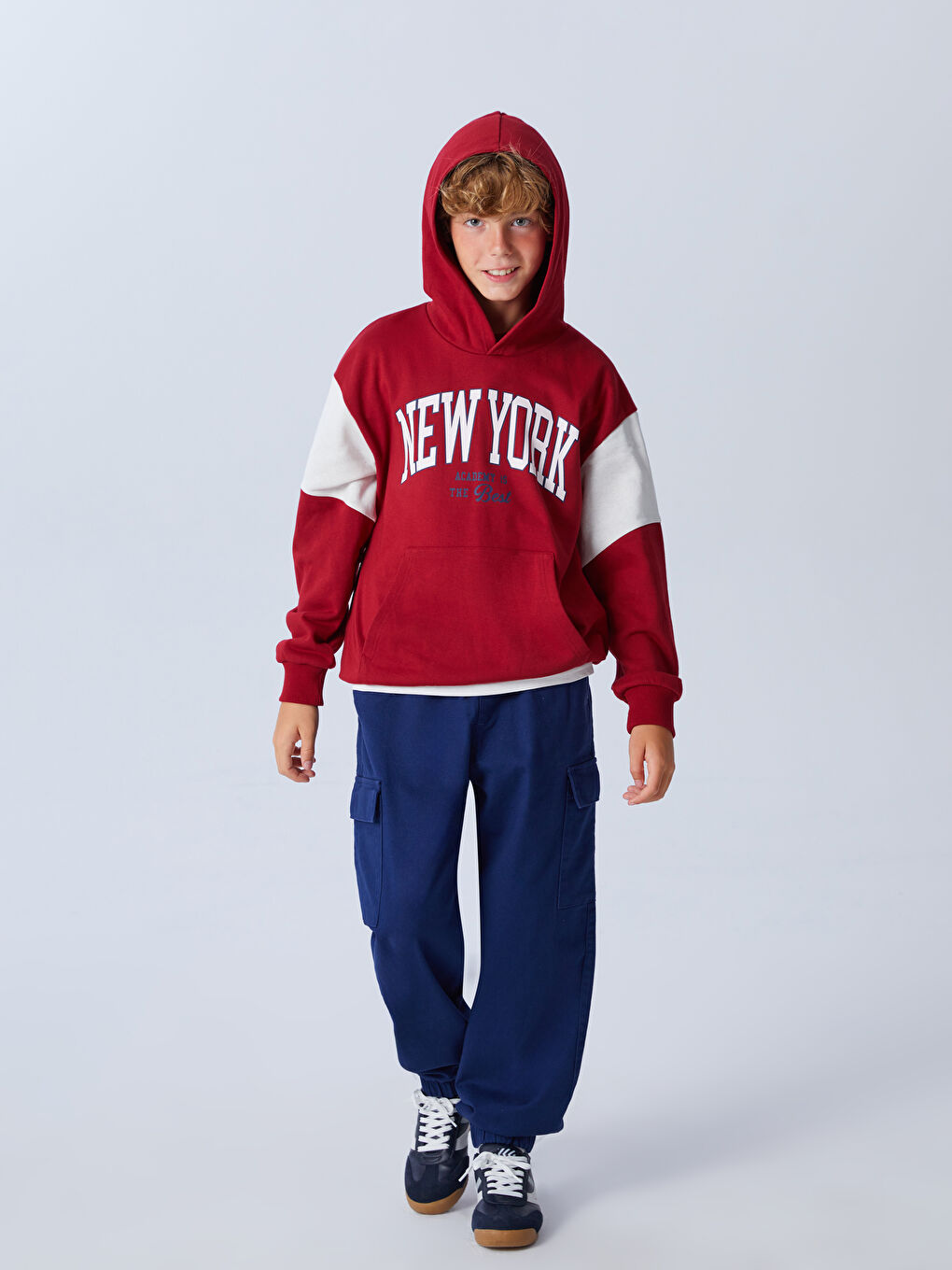 LCW Kids Панталони тип джогер Cargo за момчета с еластична талия -W51867Z4-HPN