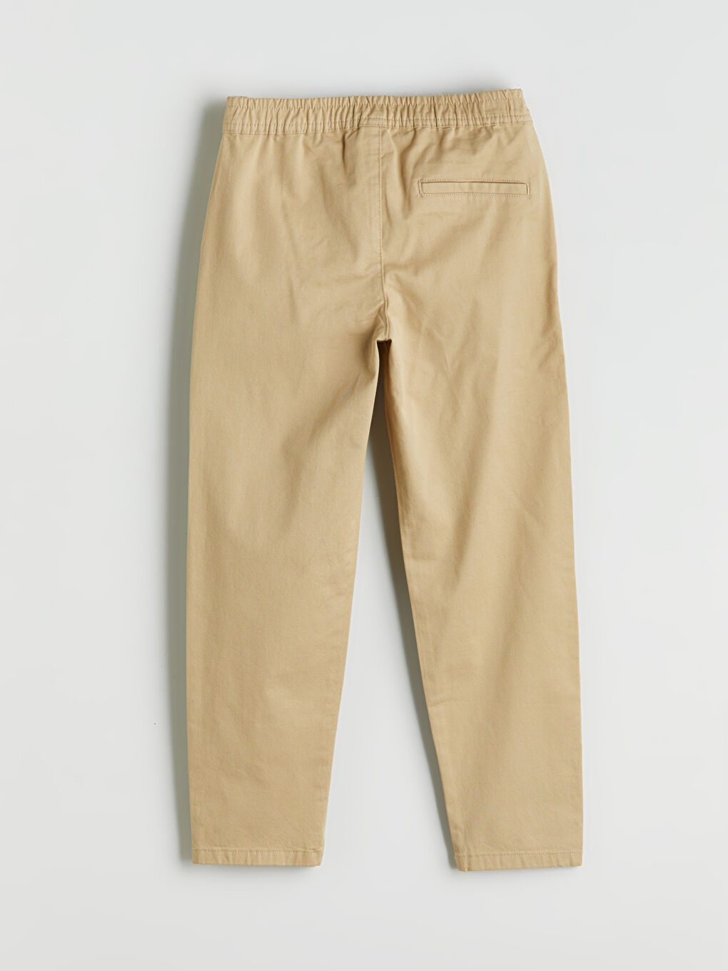 Bej Beli Lastikli Erkek Çocuk Pantolon-4
