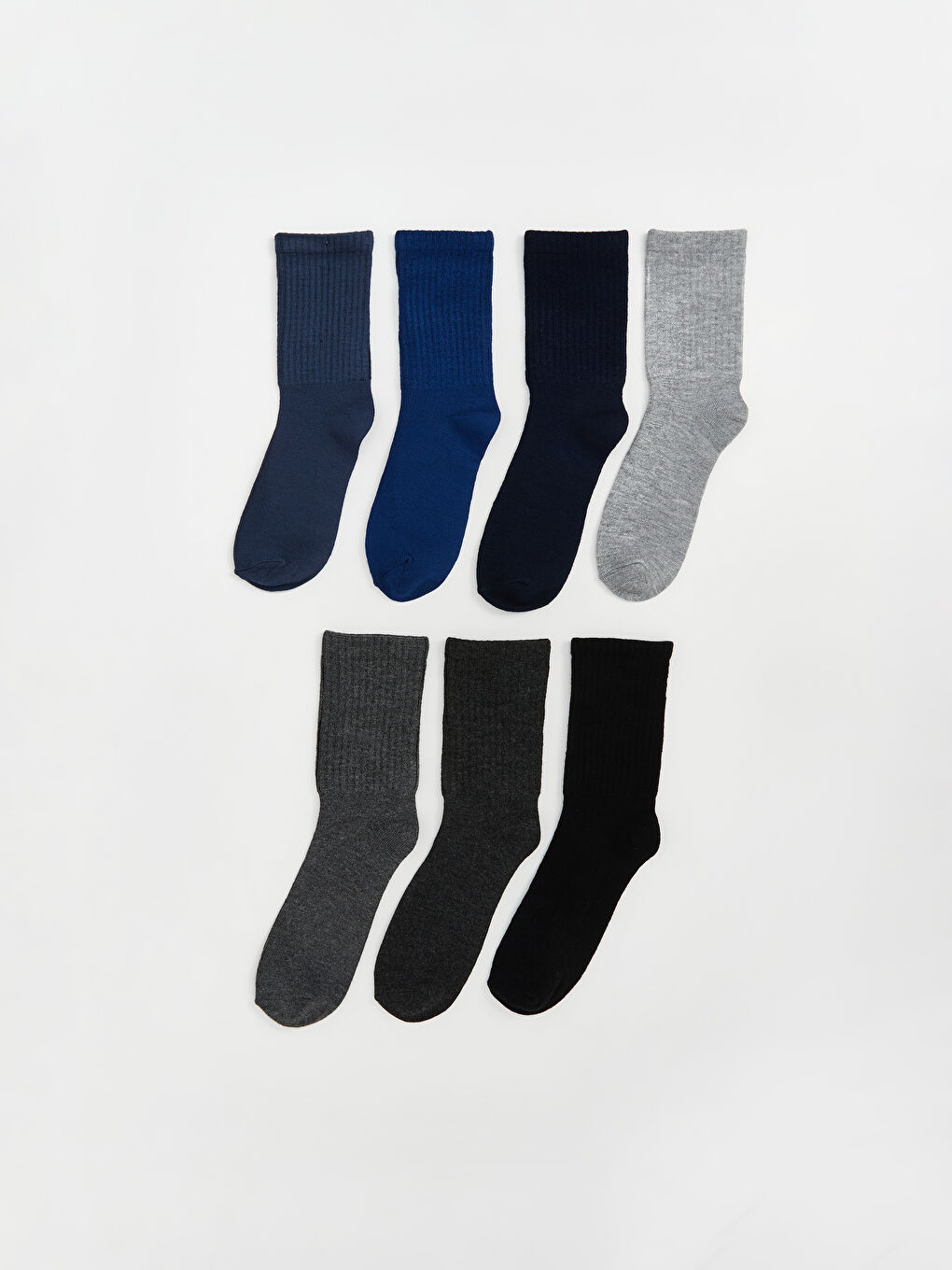 LCW Kids Basic Boys' Ankle Socks 7 Pack -W51888Z4-K00