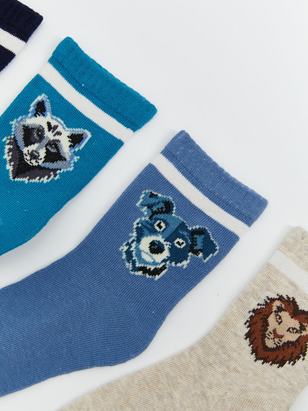 LCW Kids Patterned Boys' Ankle Socks 7 Pack -W51890Z4-K00