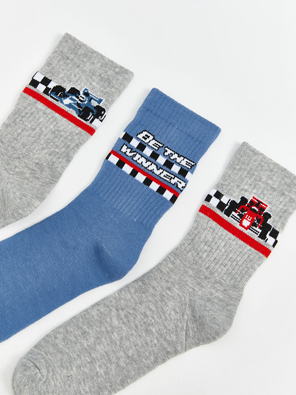 LCW Kids Patterned Boys' Ankle Socks 5 Pack -W51902Z4-K00