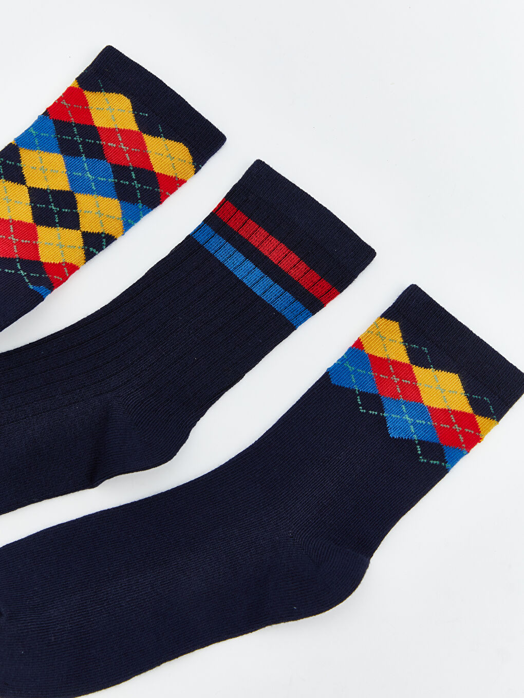 LCW Kids Patterned Boys' Ankle Socks 5 Pack -W51911Z4-K00