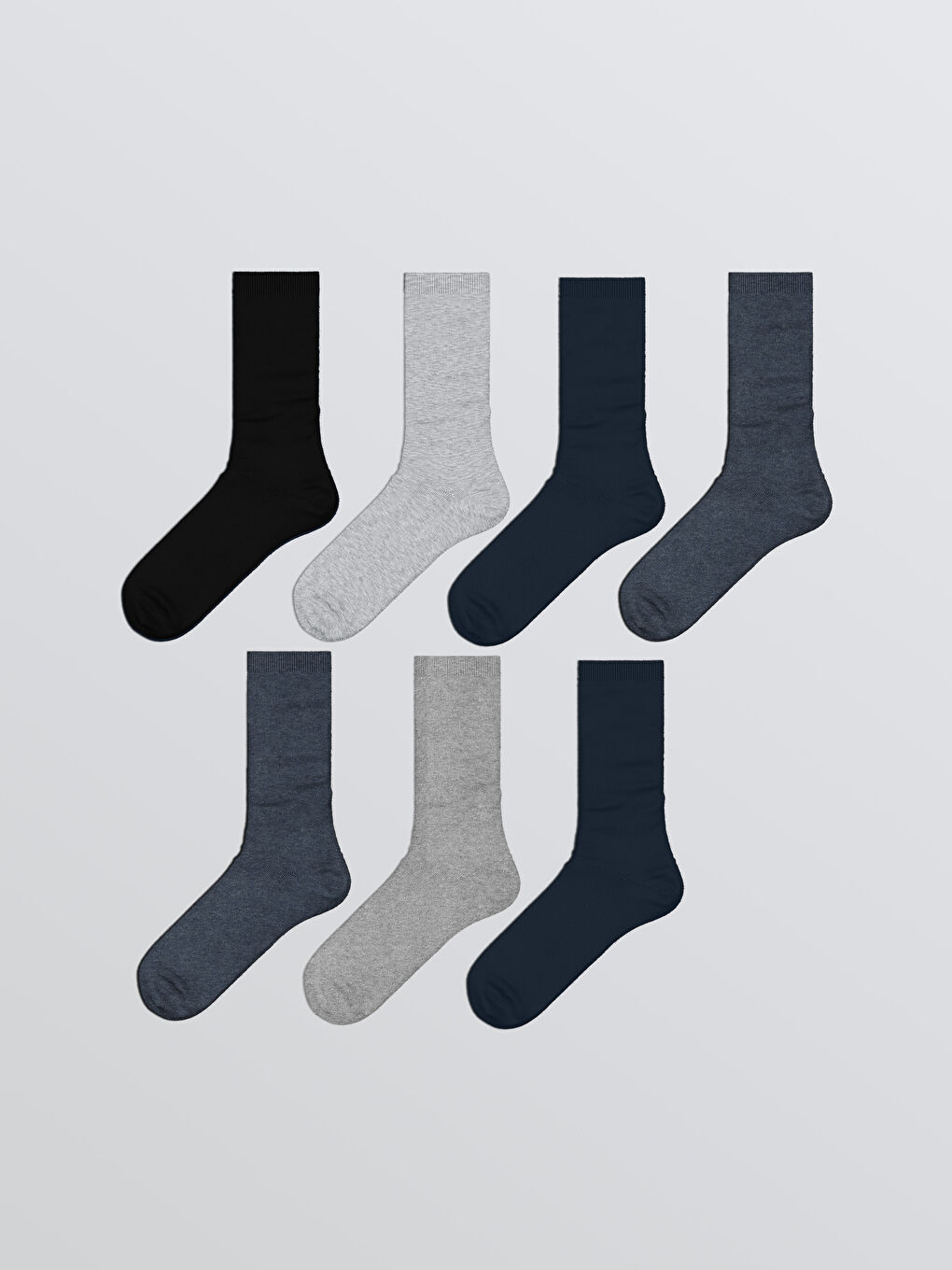 LCW Kids Basic Boys' Ankle Socks 7 Pack -W51915Z4-K00