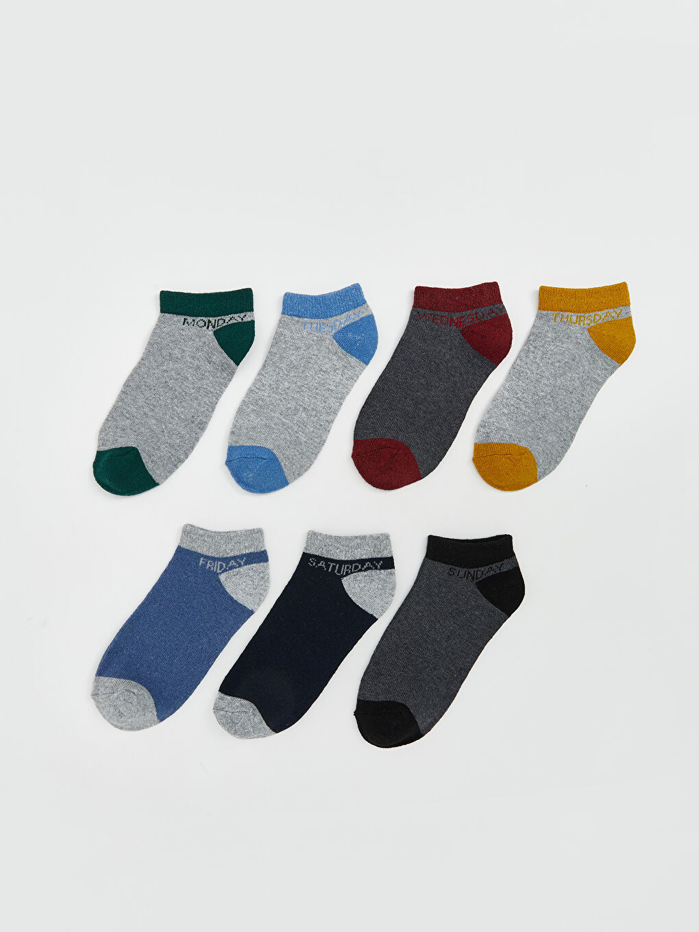 LCW Kids Boys' Trainer Socks 7 Pack -W51933Z4-K00