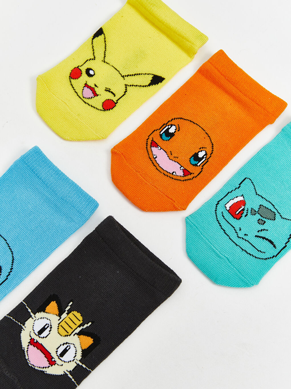 Pokémon Patterned Boys' Trainer Socks 5 Pack-2