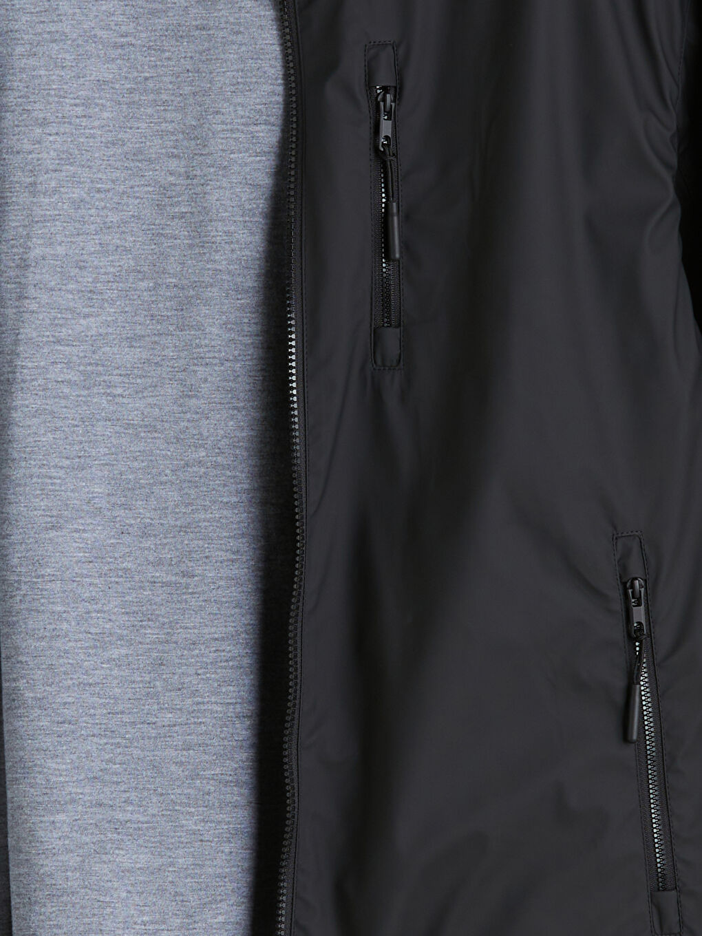 Regular Fit Hooded Men's Thin Coat-13