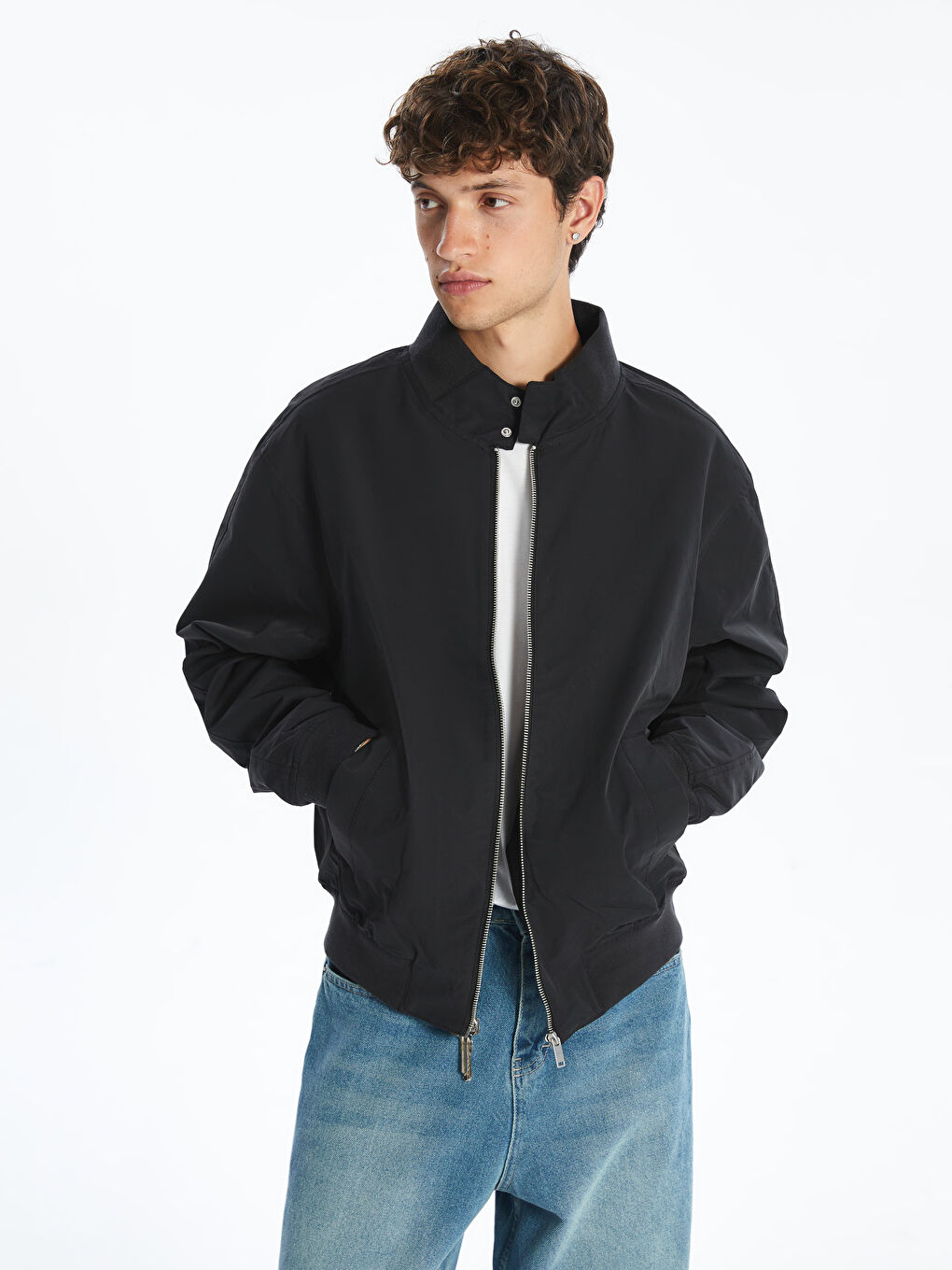 XSIDE Standard Fit Funnel Neck Men's Coat -W51970Z8-CVL