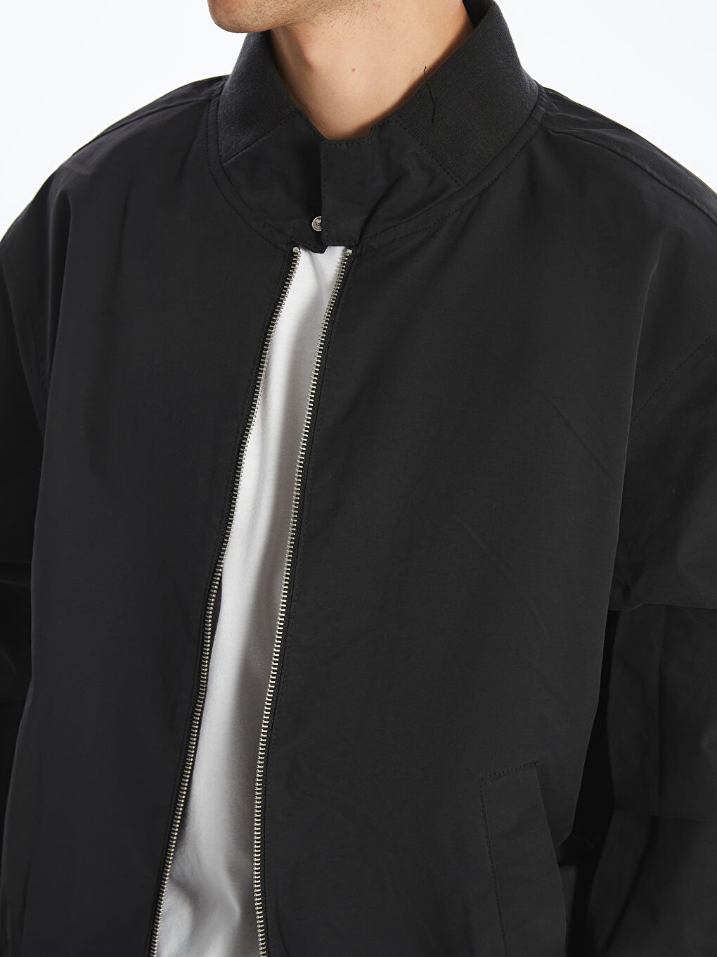XSIDE Standard Fit Funnel Neck Men's Coat -W51970Z8-CVL