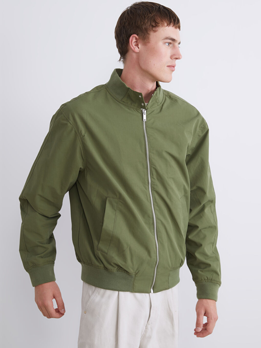 Standard Fit Funnel Neck Men's Coat