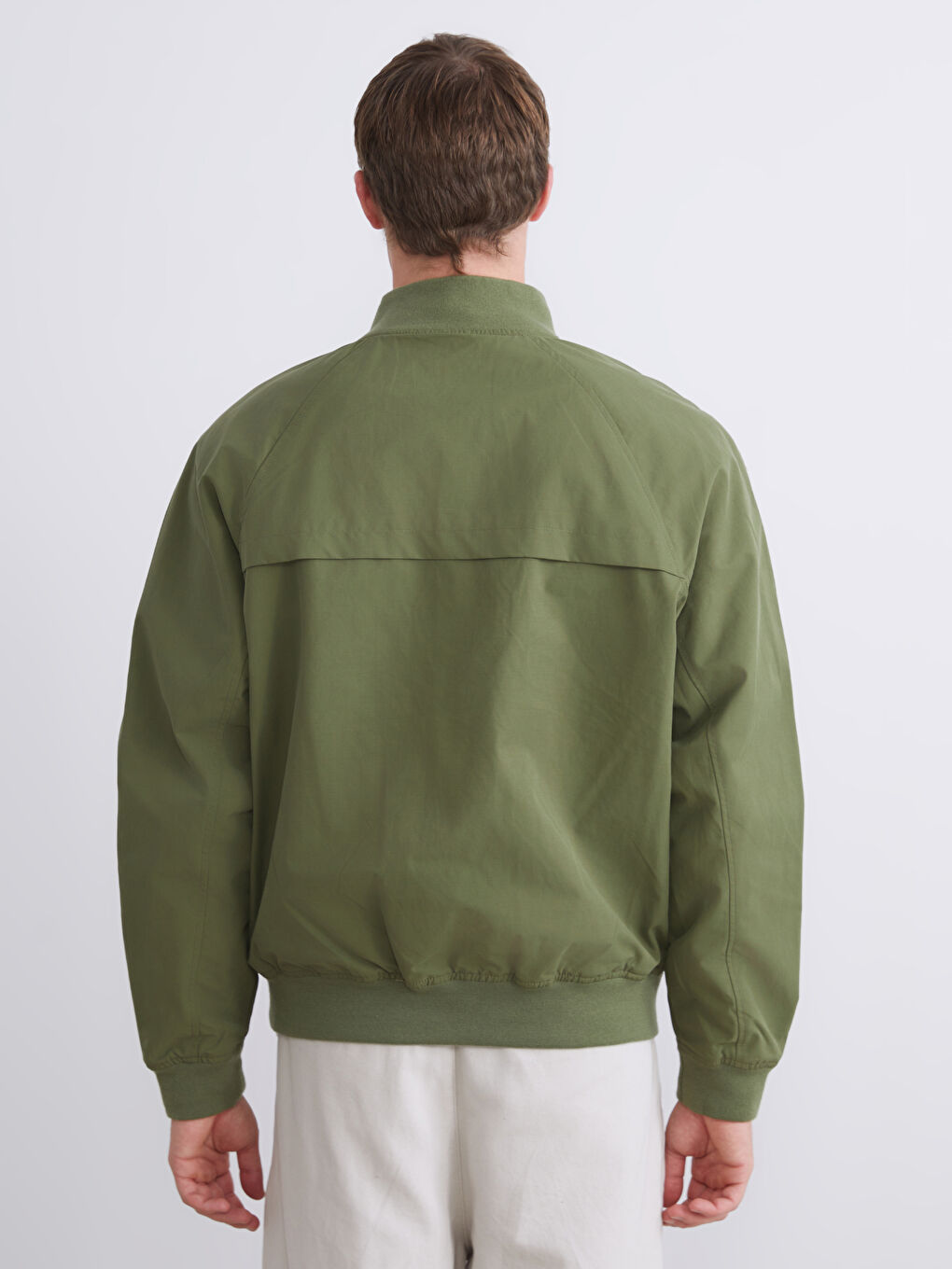 Standard Fit Funnel Neck Men's Coat-4
