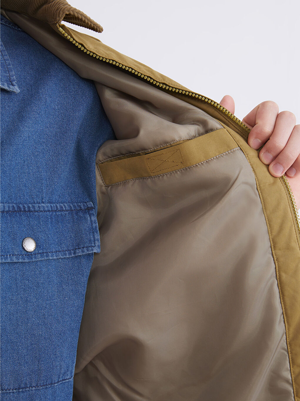Comfortable Fit Shirt Collar Men's Jacket-2