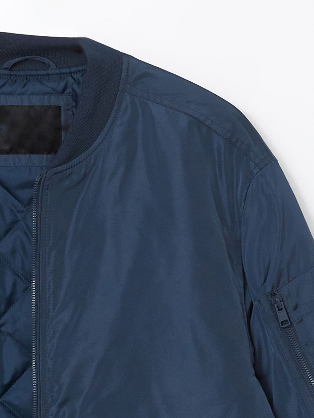 XSIDE Standard Fit College Collar Men's Bomber Jacket -W51974Z8-R4L