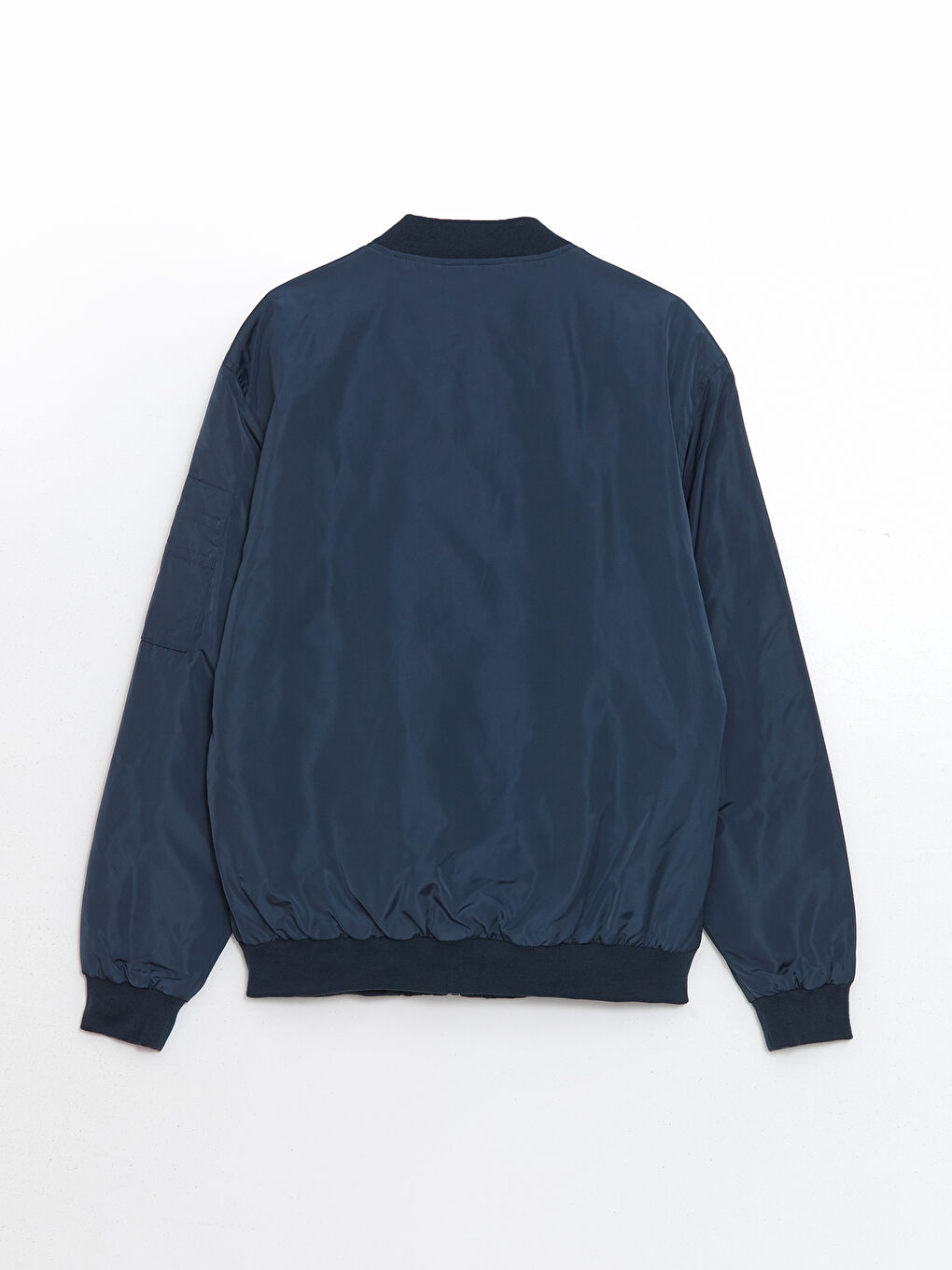 Standard Fit College Collar Men's Bomber Jacket-6