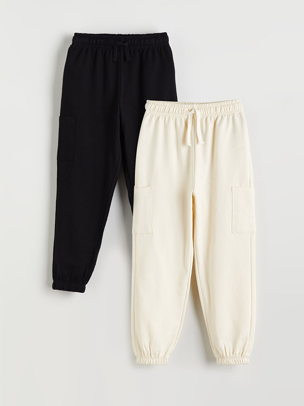 LCW Kids Elasticated Waist Boys' Sweatpants 2 Pack -W51990Z1-QVK