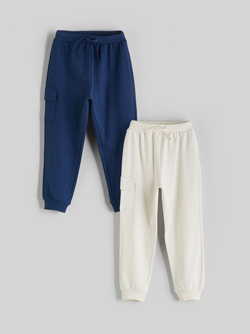 LCW Kids Elastic Waist Boys' Jogger Sweatpants 2 Pack -W51991Z1-QVK