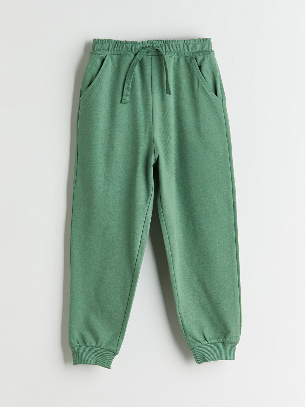 LCW Kids Elasticated Waist Boys' Jogger Sweatpants -W51998Z1-GRY