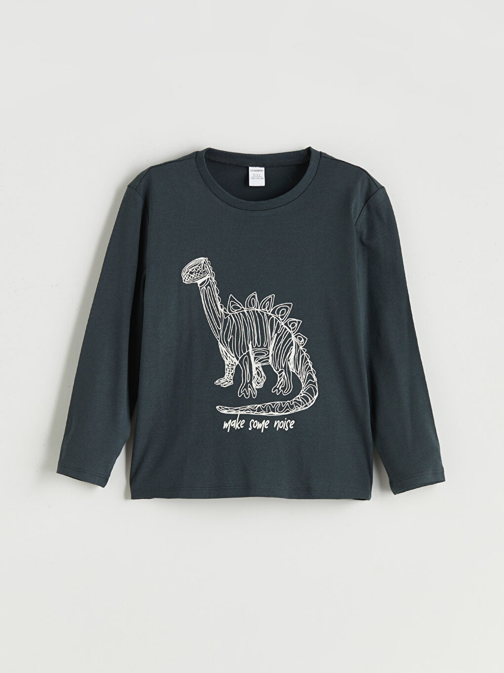 LCW Kids Majica sa okruglim izrezom i štampanim dinosaurusom za dečake -W52002Z1-R4W