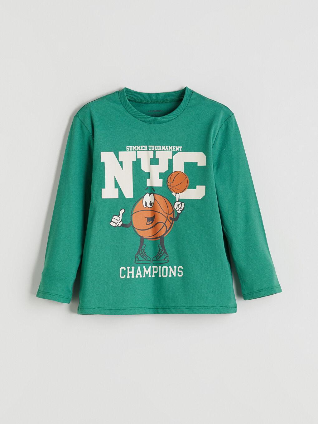 LCW Kids Crew Neck Printed Boys' T-Shirt -W52004Z1-H4D