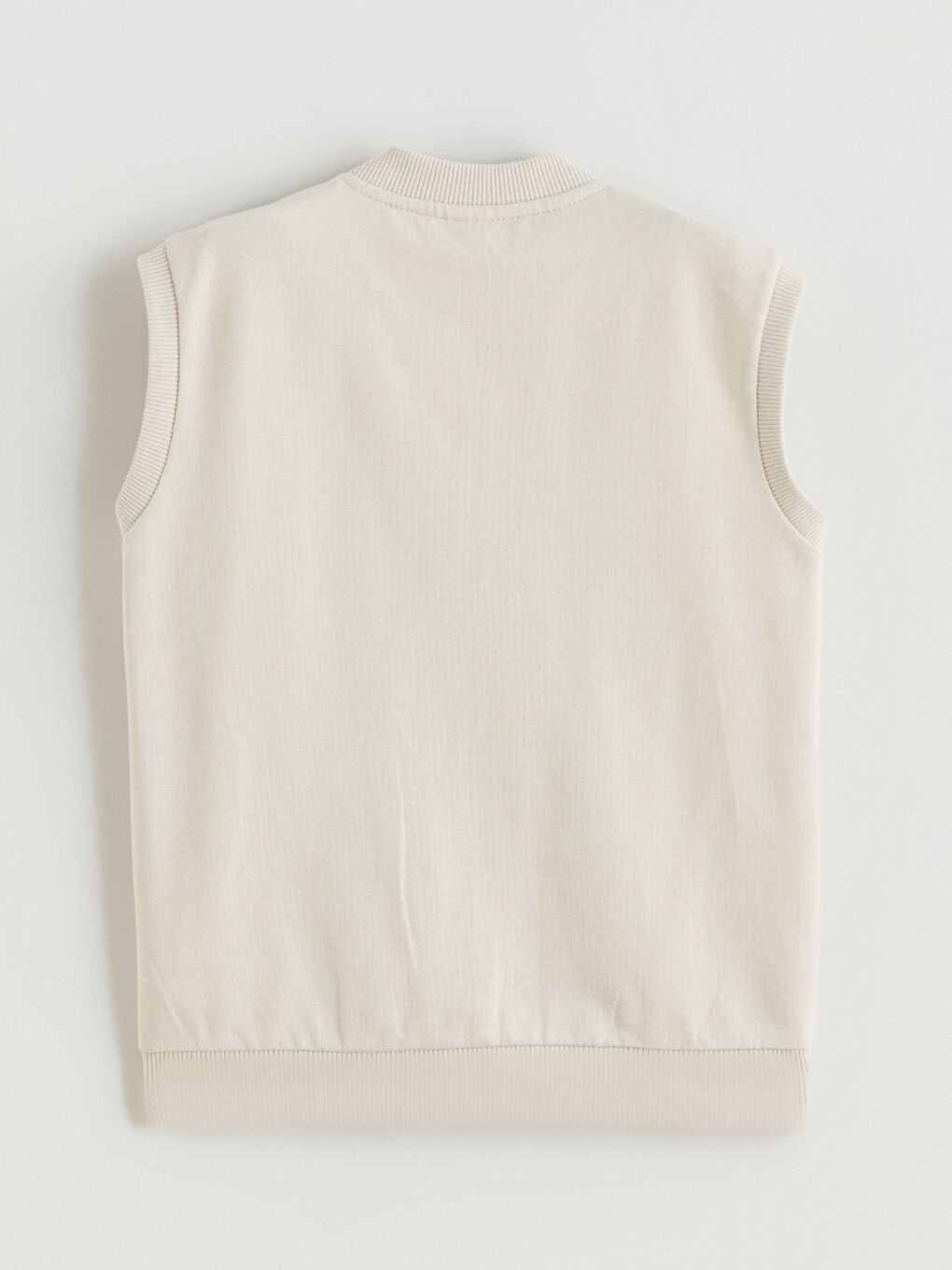 Bej Kolej Yaka Erkek Çocuk Yelek-2