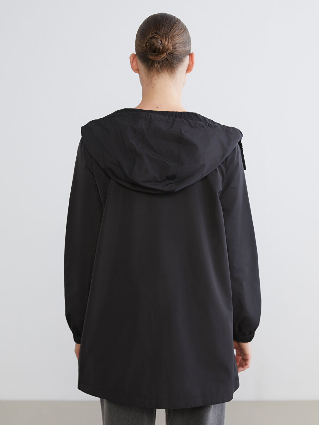 Hooded Women's Raincoat-8