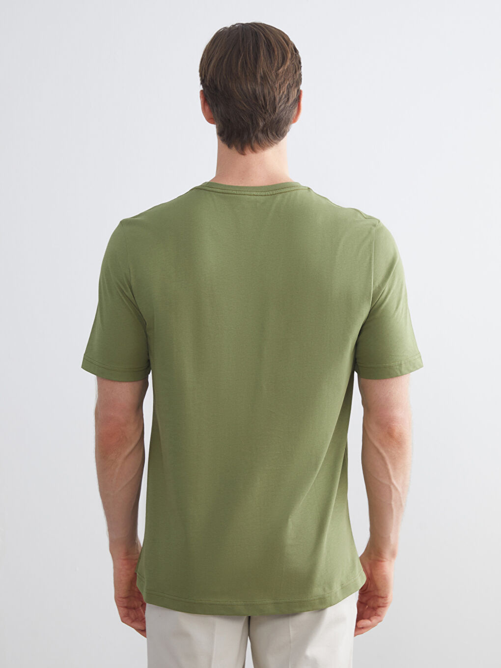 Crew Neck Jersey Men's T-Shirt-3