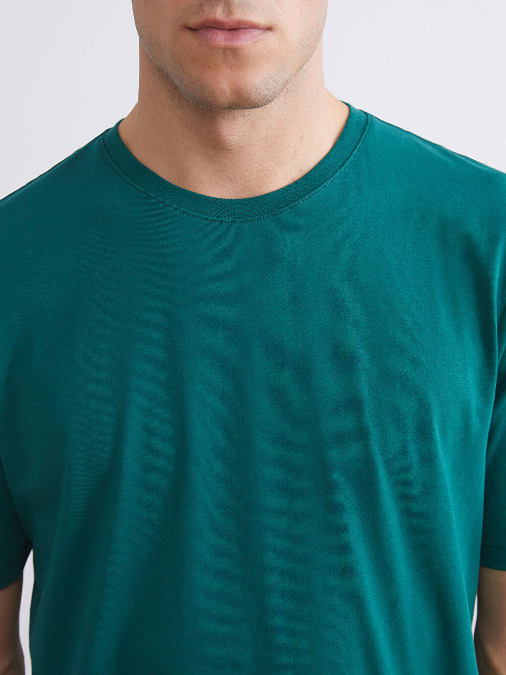 Crew Neck Jersey Men's T-Shirt-2