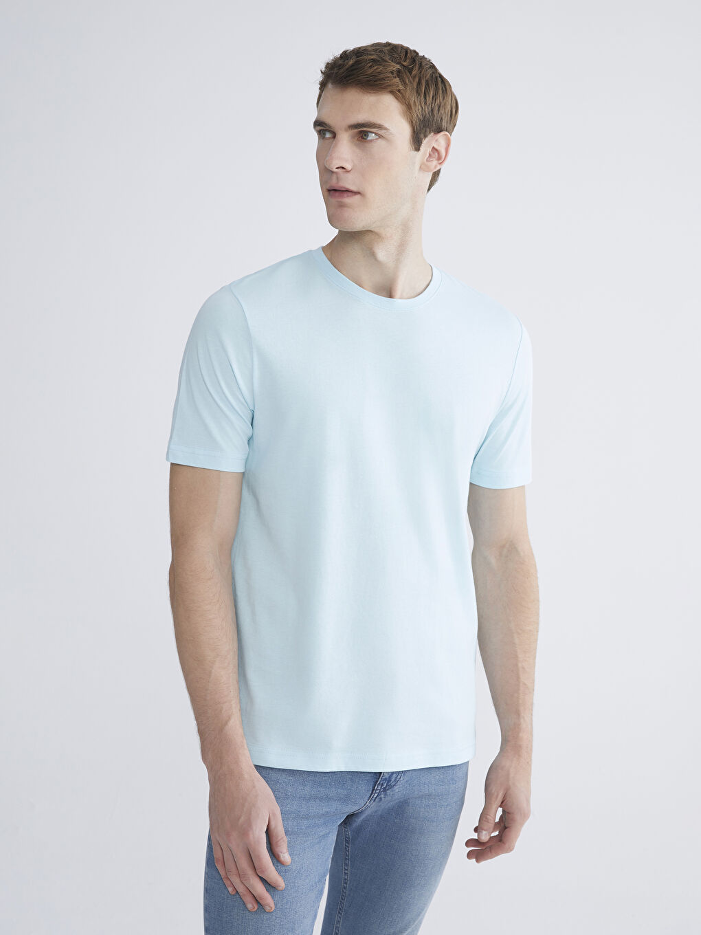 Crew Neck Jersey Men's T-Shirt