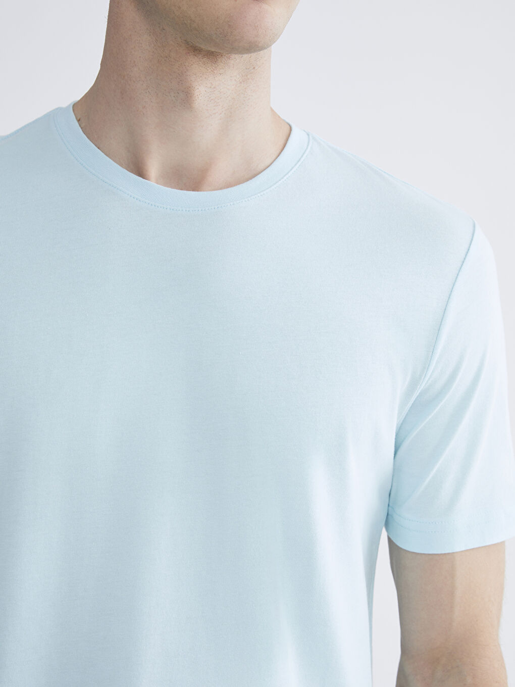 Crew Neck Jersey Men's T-Shirt-2