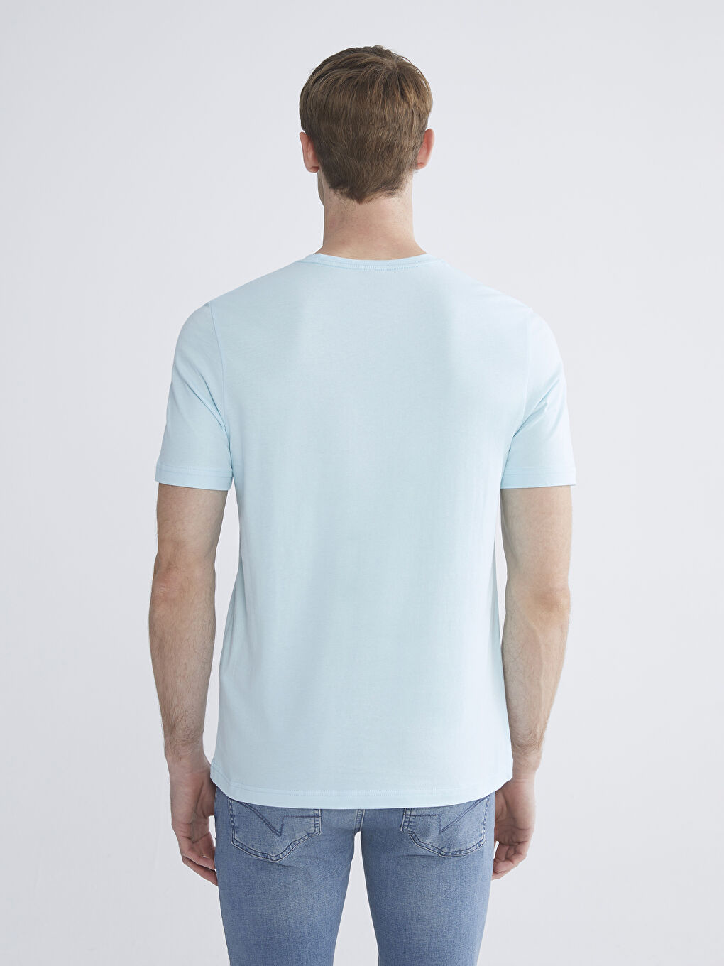 Crew Neck Jersey Men's T-Shirt-3