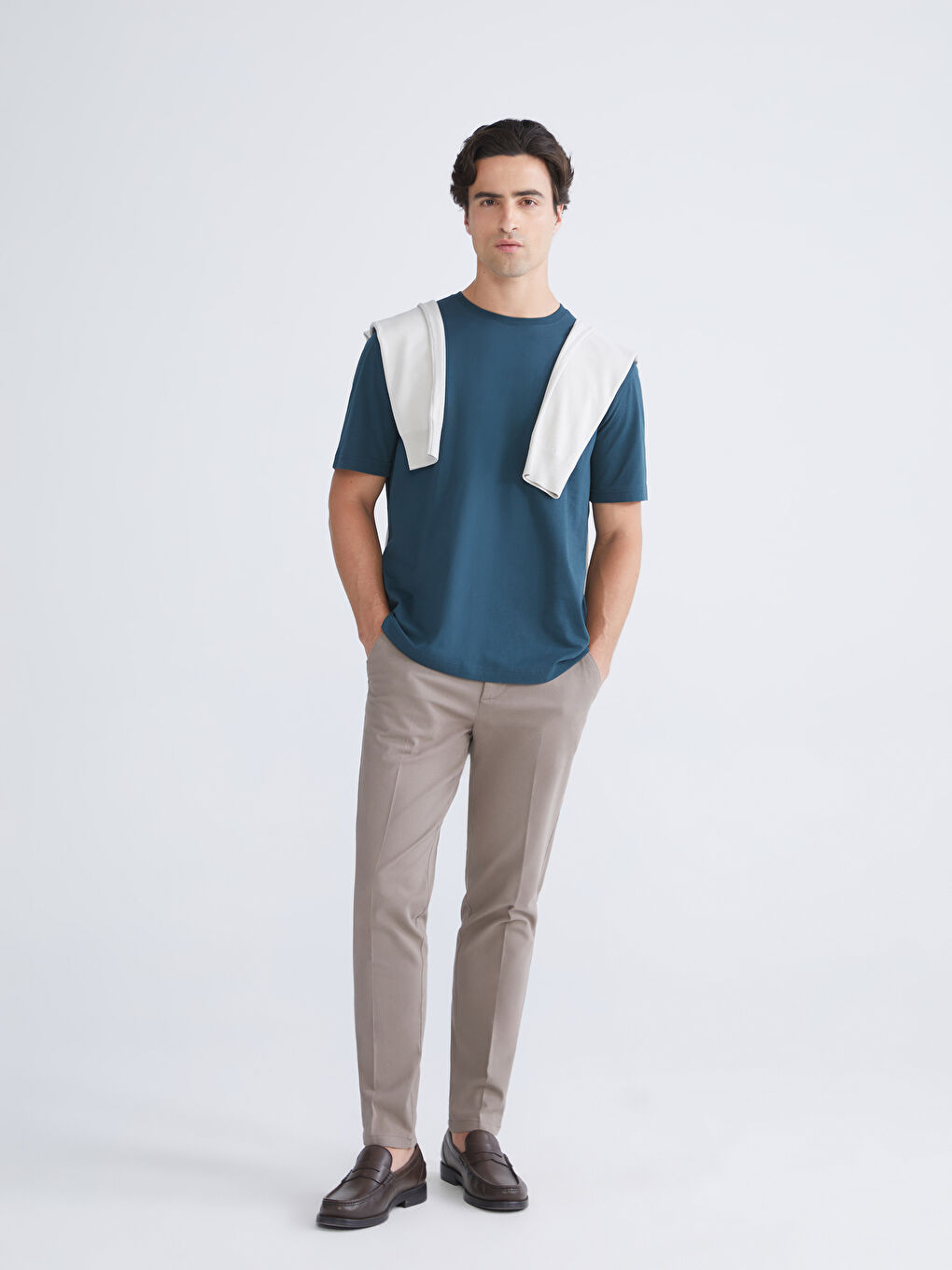 Crew Neck Jersey Men's T-Shirt-1