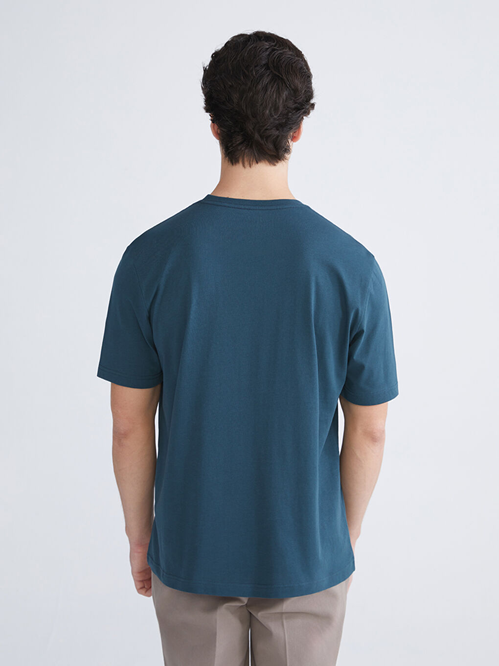 Crew Neck Jersey Men's T-Shirt-3