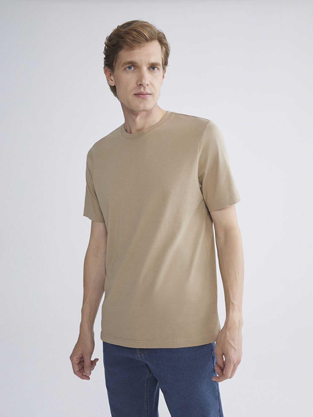 Crew Neck Jersey Men's T-Shirt