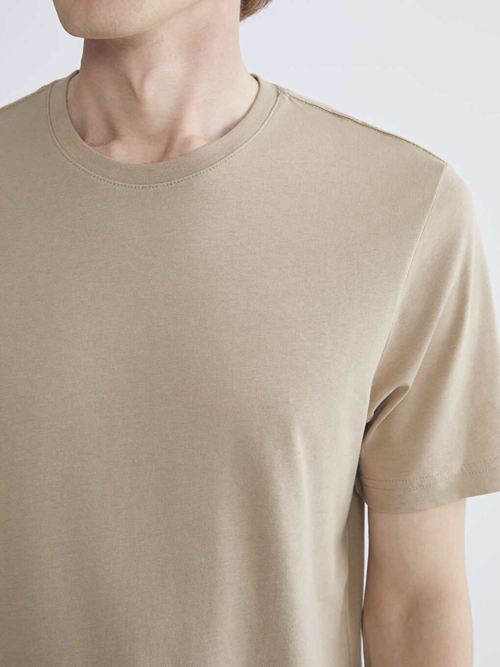 Crew Neck Jersey Men's T-Shirt-2