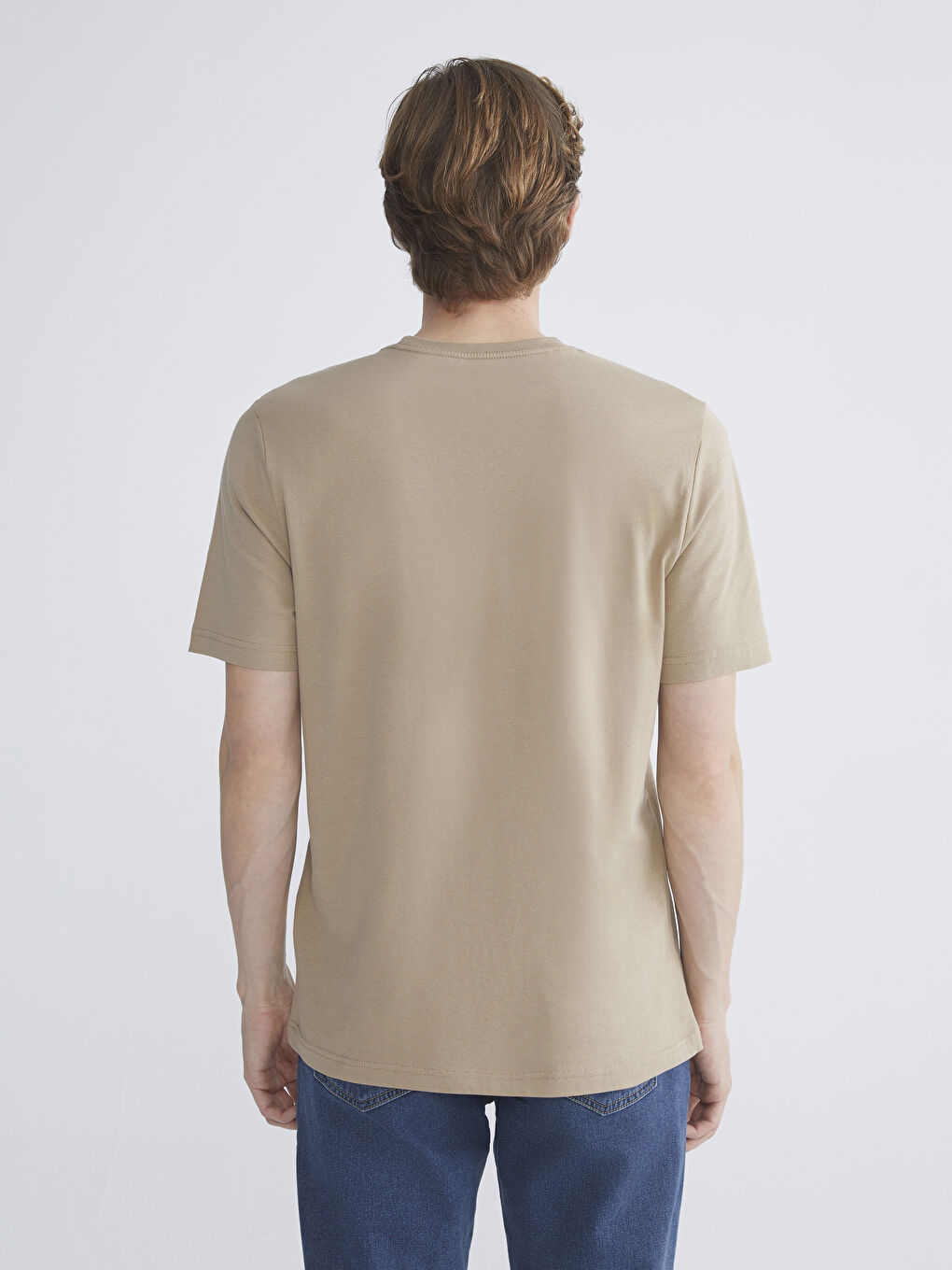 Crew Neck Jersey Men's T-Shirt-3