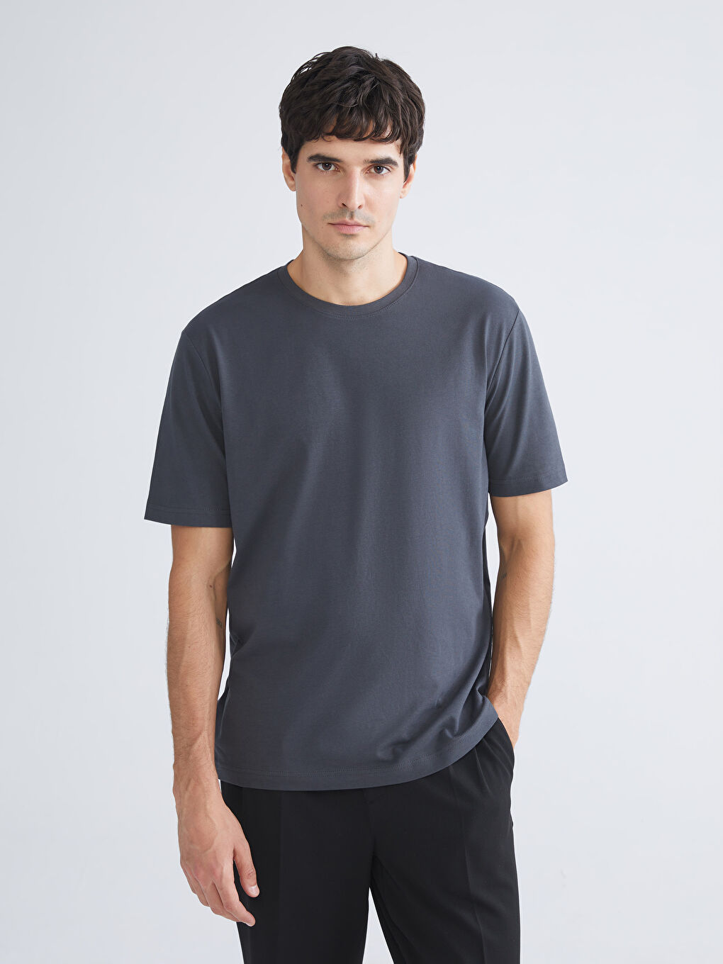 LCWAIKIKI Classic Crew Neck Jersey Men's T-Shirt -W52039Z8-YKZ