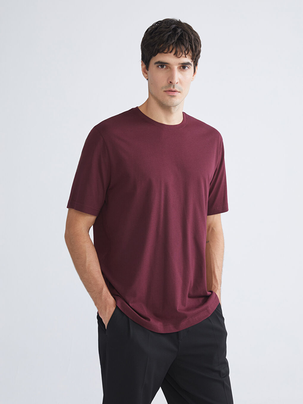LCWAIKIKI Classic Crew Neck Jersey Men's T-Shirt -W52039Z8-Z5U