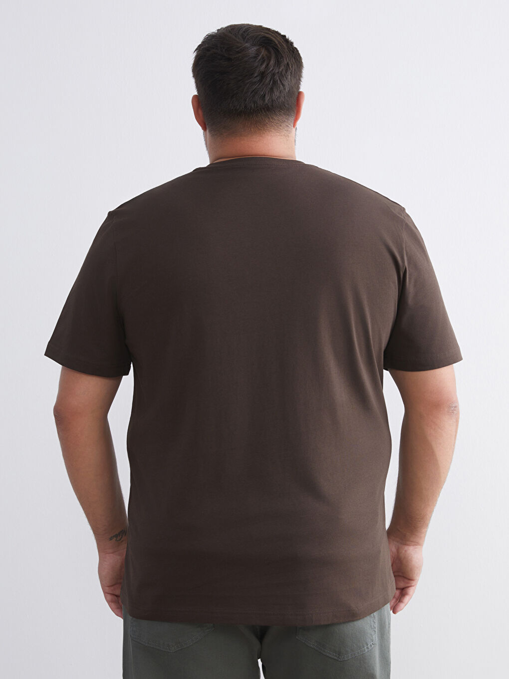 V-Neck Short Sleeve Jersey Men's T-Shirt-3