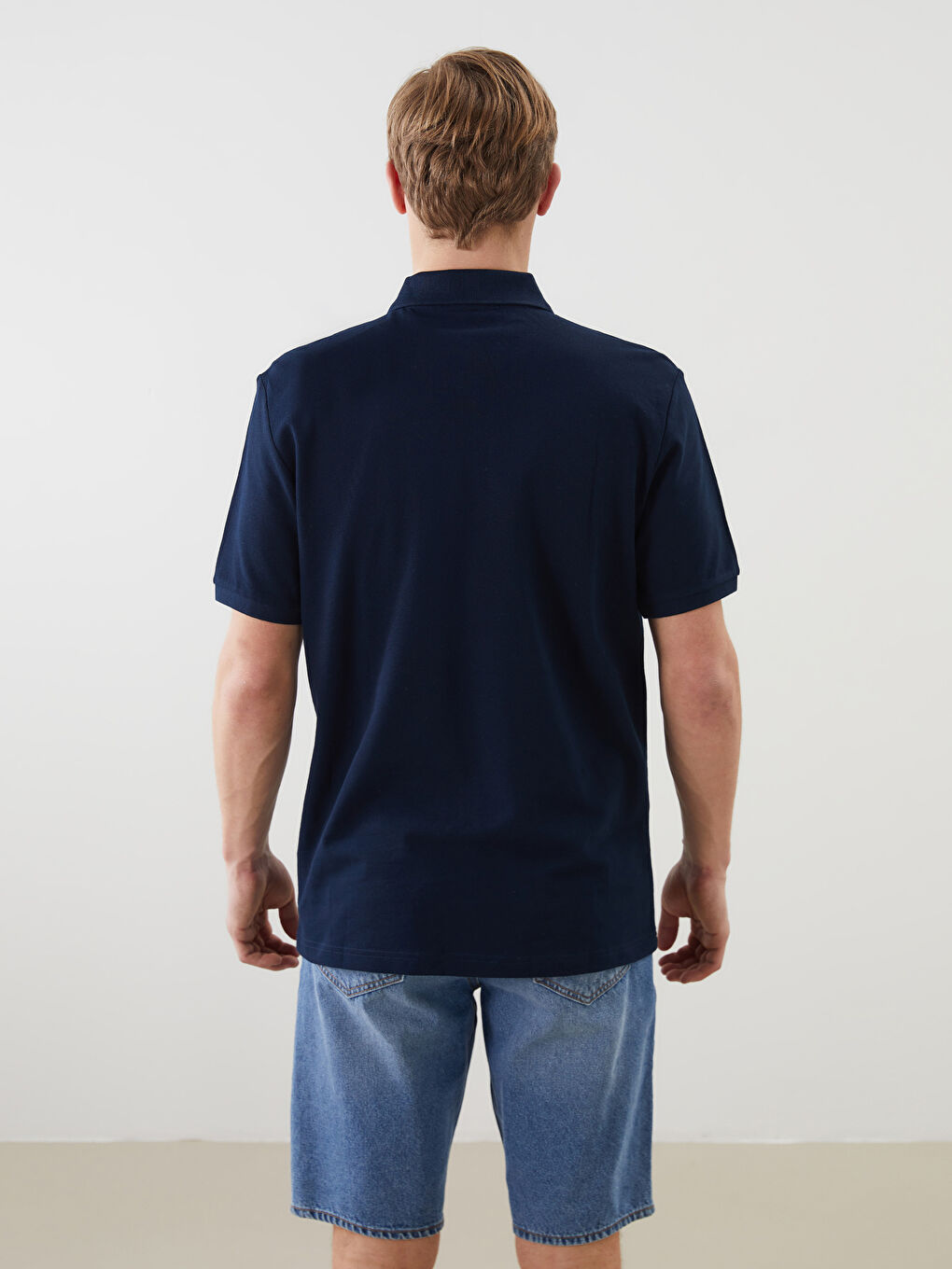 Polo Neck Pique Men's T-Shirt -W52042Z8-DWP