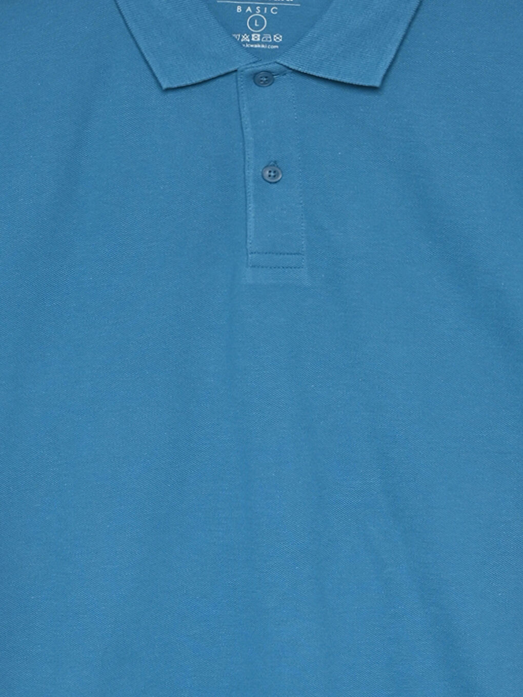 Polo-Kragen Kurzarm Piqué Herren T-Shirt-2