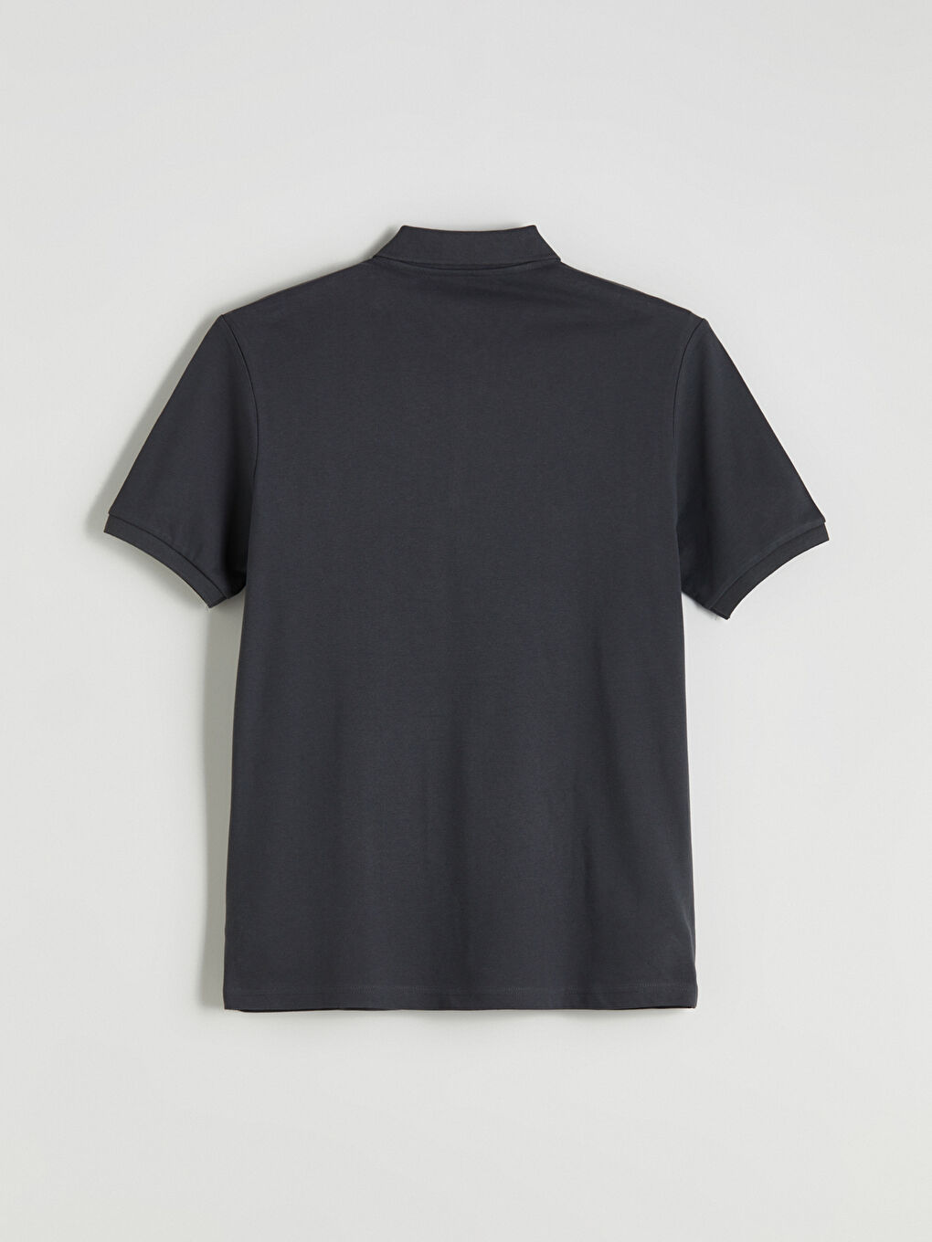 Plus Size Polo Neck Short Sleeve Pique Men's T-Shirt-5